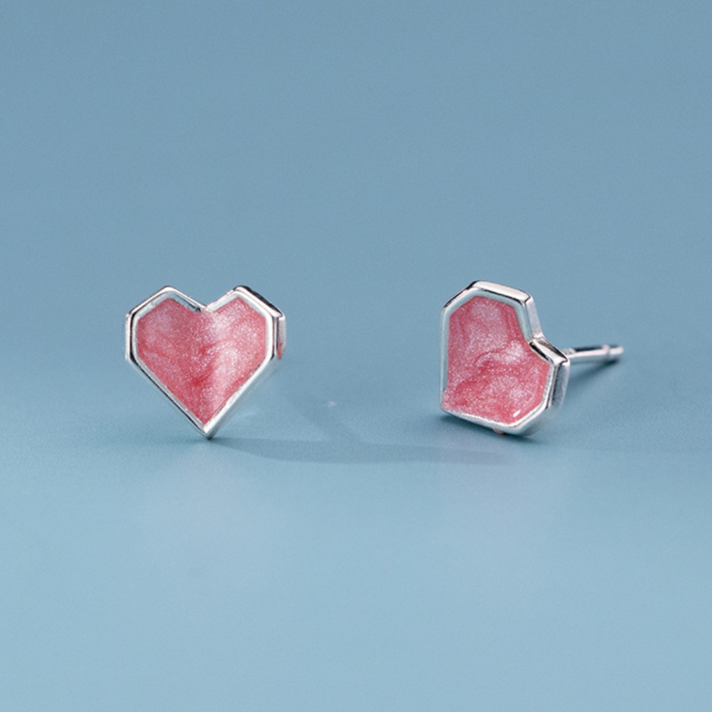 Nwt Valentine Heart Earring Sterling Silver Wife Gift Girlfriend Present Anniver 15$